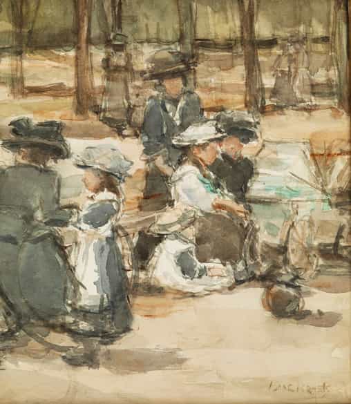 Detailabbildung: Isaac Lazarus Israels, 1865 Amsterdam – 1934 Den Haag