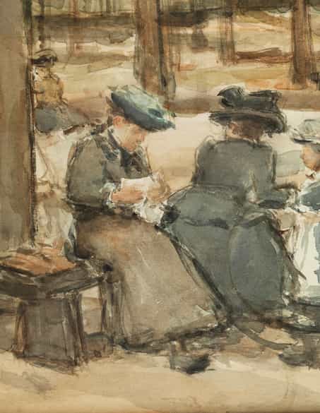Detailabbildung: Isaac Lazarus Israels, 1865 Amsterdam – 1934 Den Haag