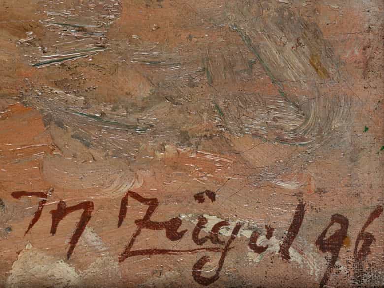 Detailabbildung: Heinrich Johann von Zügel, 1850 Murrhardt – 1941 München