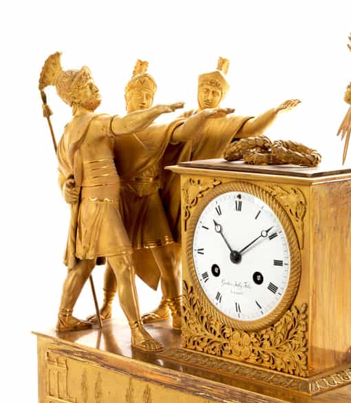 Detailabbildung: Bedeutende französische Kaminuhr