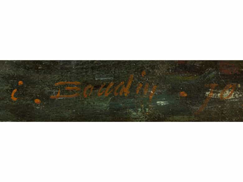 Detailabbildung: Eugène Boudin, 1824 Honfleur – 1898 Deauville