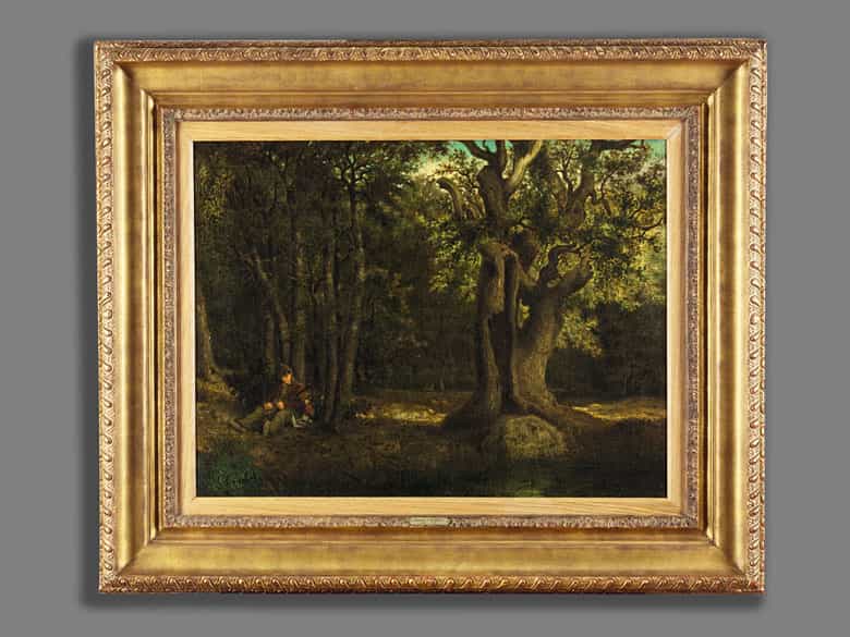 Detailabbildung: Gustave Courbet, 1819 Ornans – 1877 La Tour de Peilz