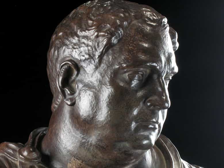 Detailabbildung: Portraitbüste des römischen Kaiser Vitellius