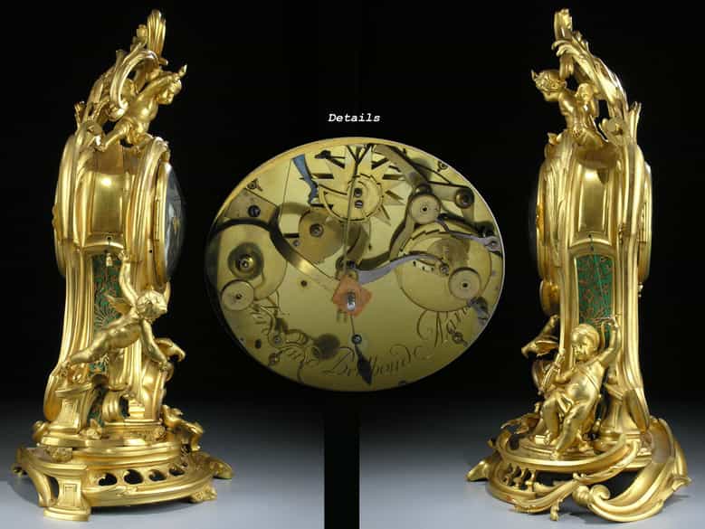 Detailabbildung: Kaminuhr signiert Ferdinand Berthoud 