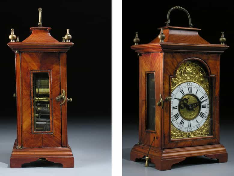 Detailabbildung: Reiseuhr als Miniatur-Stutzuhr 