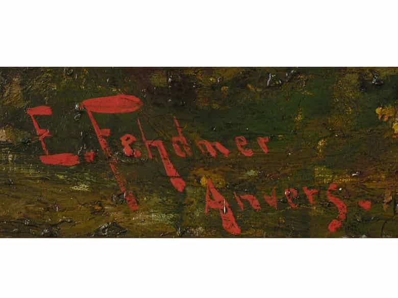 Detailabbildung: Eugen Fehdmer, Maler des 19. Jahrhunderts