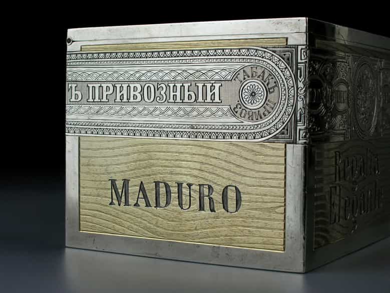 Detailabbildung: Silbertabakdose