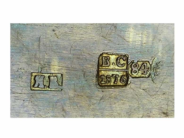 Detailabbildung: Silbertabakdose