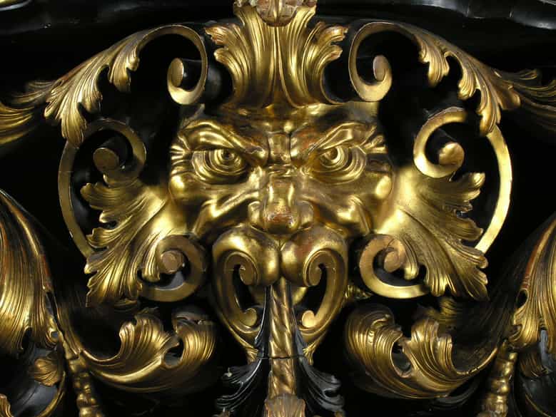 Detailabbildung: Große italienische Wand-Spiegelkonsole 