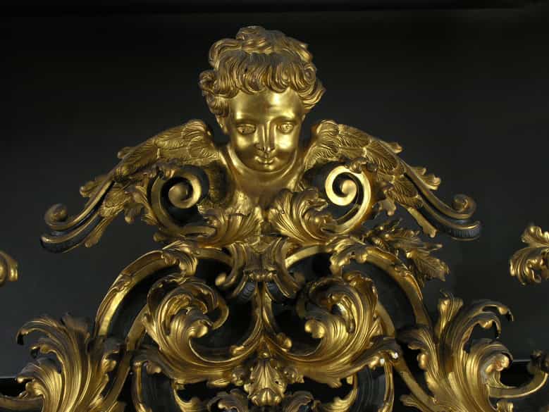Detailabbildung: Große italienische Wand-Spiegelkonsole 