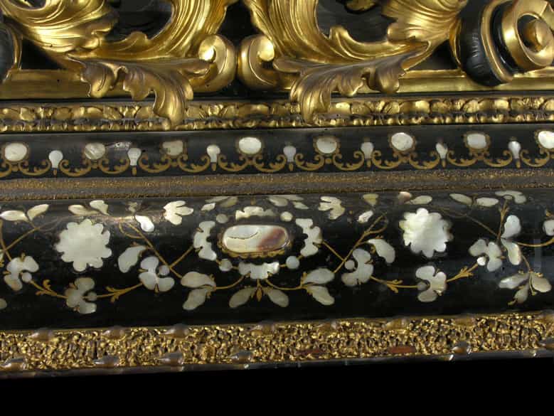 Detailabbildung: Große italienische Wand-Spiegelkonsole 