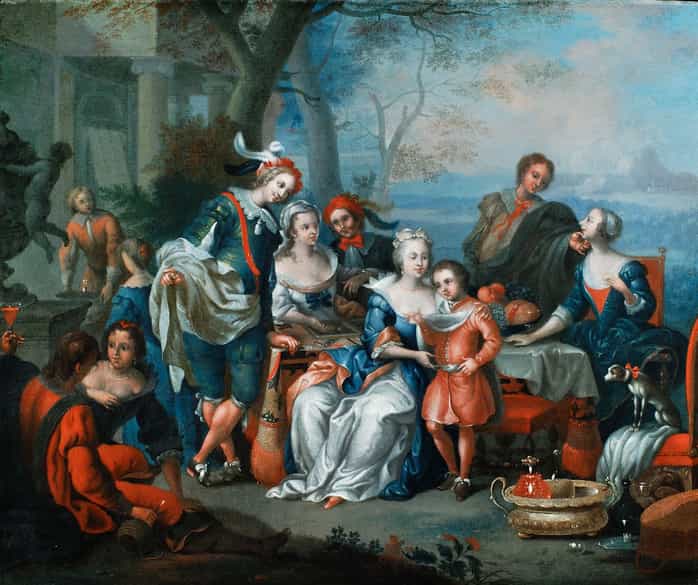 Detailabbildung: Franz Christoph Janneck 1703 Graz - 1761 Wien, zug.