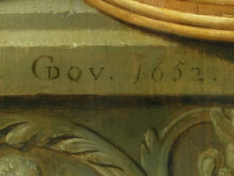 Detailabbildung: Gerrit Dou 1613 - 1675 KÖCHIN AM FENSTER 