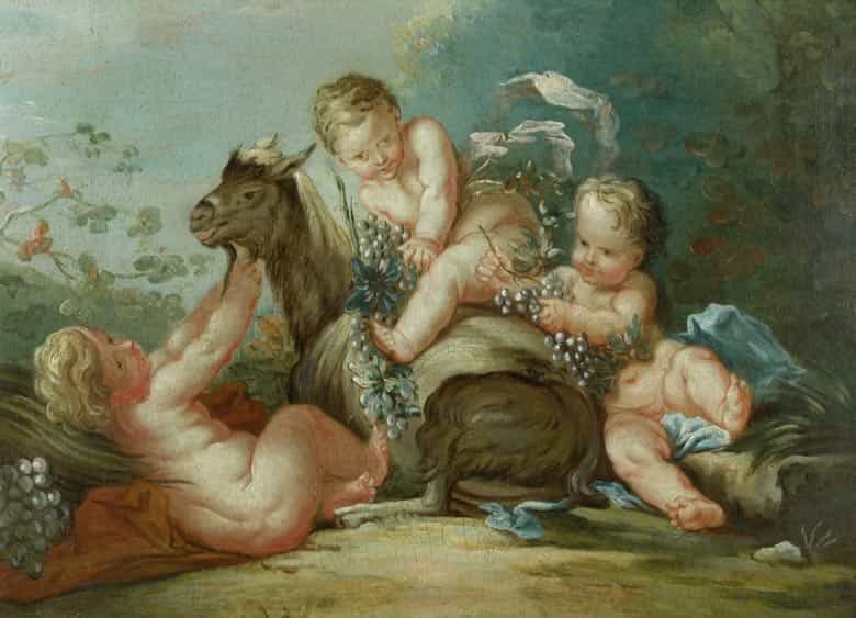 Detailabbildung: Französischer Meister des 18. Jahrhunderts in der Nachfolge des Francois Boucher
