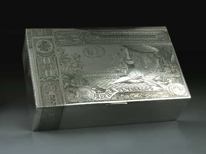 Detailabbildung: Sankt Petersburger Zigarrendose