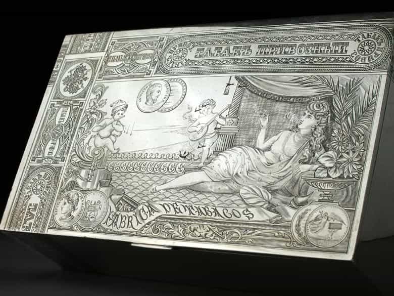 Detailabbildung: Sankt Petersburger Zigarrendose