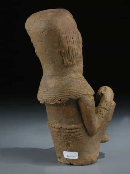 Detailabbildung: Nok-Figur in Terrakotta