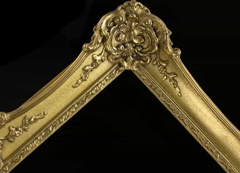 Detailabbildung: Rahmen im Rokoko-Stil