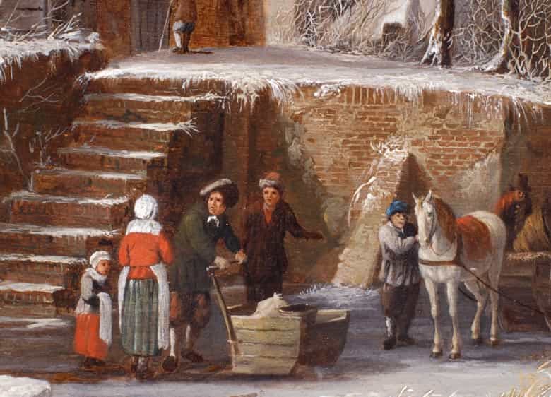 Detailabbildung: Klaes Molenaer 1630 - 1676 Haarlem