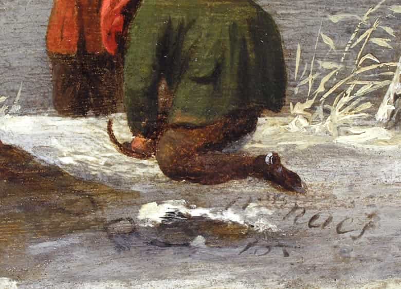 Detailabbildung: Klaes Molenaer 1630 - 1676 Haarlem