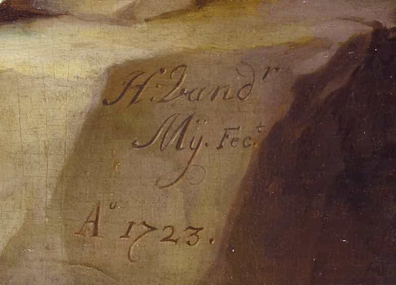 Detailabbildung: Hieronymus van der My (Mij) 1687 - 1761 Leiden