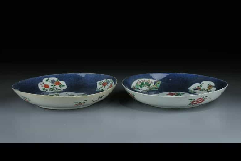 Detailabbildung: Paar Powder-blue Teller