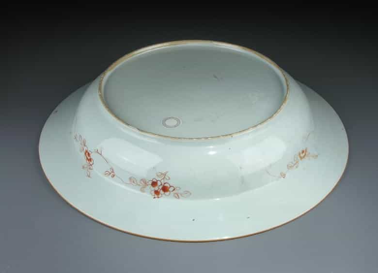 Detailabbildung: Große Famille-rose Platte