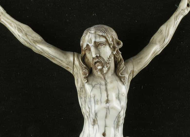 Detailabbildung: Corpus Christi in Elfenbein