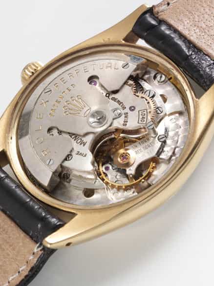 Detailabbildung: SELTENE ROLEX OYSTER PERPETUEL TRU-BEAT SPRINGENDE SEKUNDE