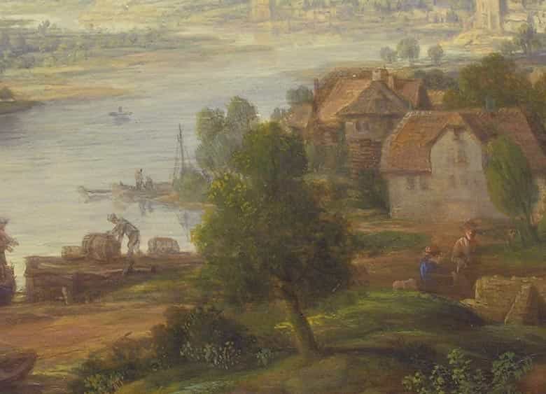 Detailabbildung: Christian Georg Schütz d.Ä. 1718 Flöhrsheim - 1791 Frankfurt/Main