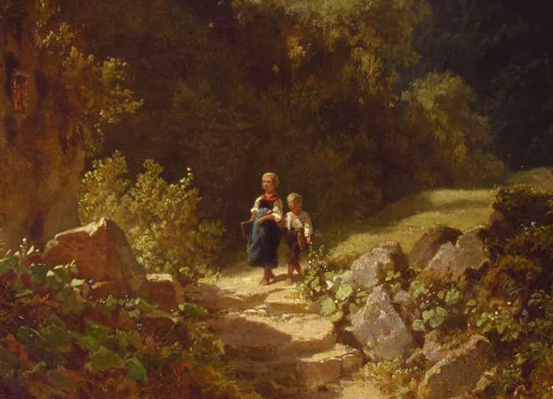 Detailabbildung: Carl Spitzweg 1808 - 1885 München