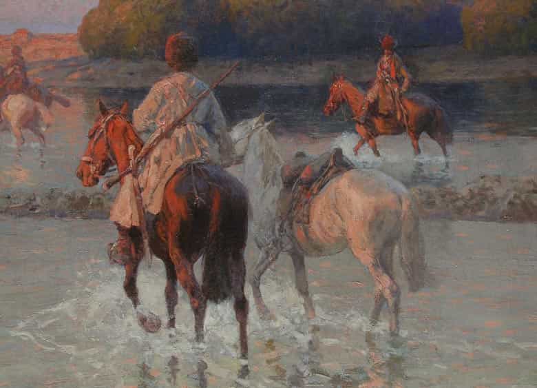 Detailabbildung: Franz Roubaud 1856 Odessa - 1928 München