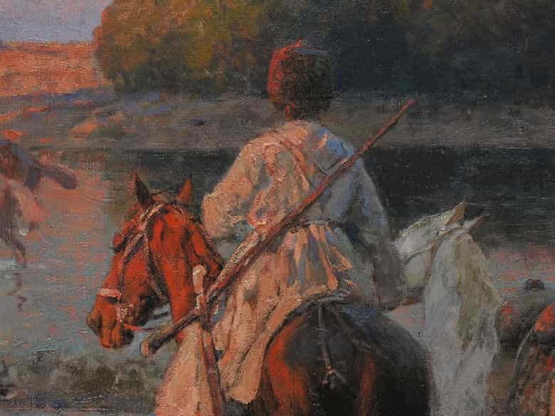 Detailabbildung: Franz Roubaud 1856 Odessa - 1928 München