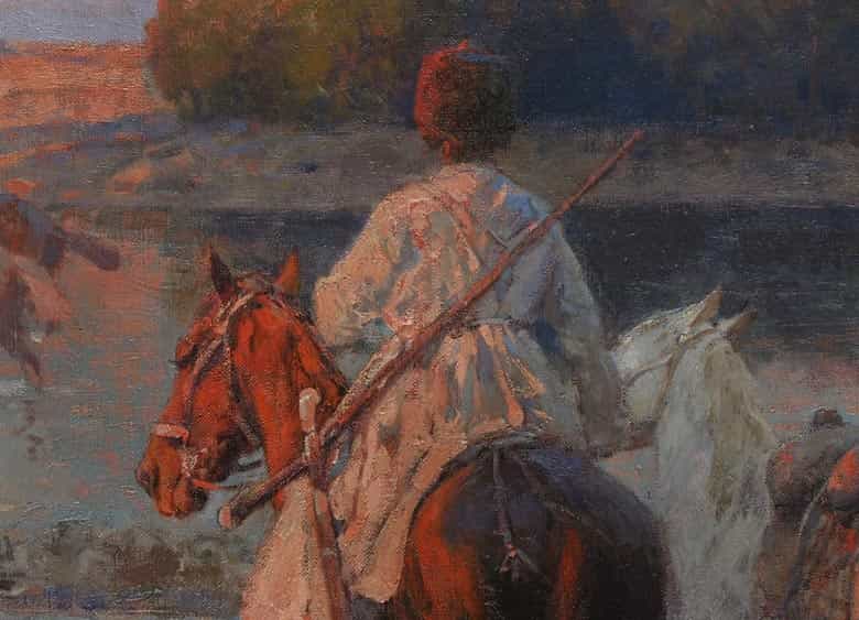 Detailabbildung: Franz Roubaud 1856 Odessa - 1928 München
