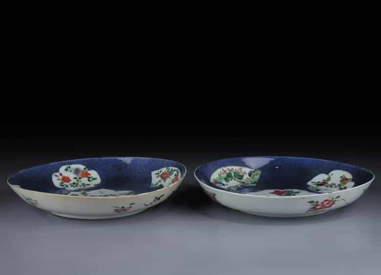 Detailabbildung: Paar Powder-blue Teller