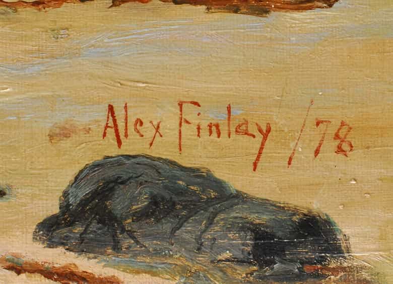Detailabbildung: Alexander Finlay, 1978, Englischer Maler des 19. Jahrhunderts