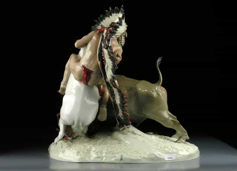 Detailabbildung: Meissener Figurengruppe