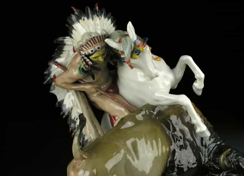 Detailabbildung: Meissener Figurengruppe