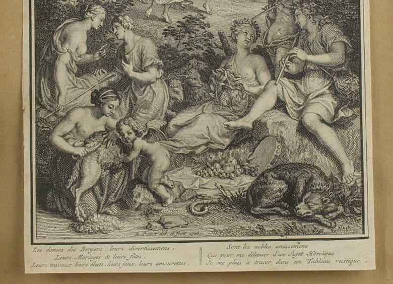 Detailabbildung: Paar Barockrahmen