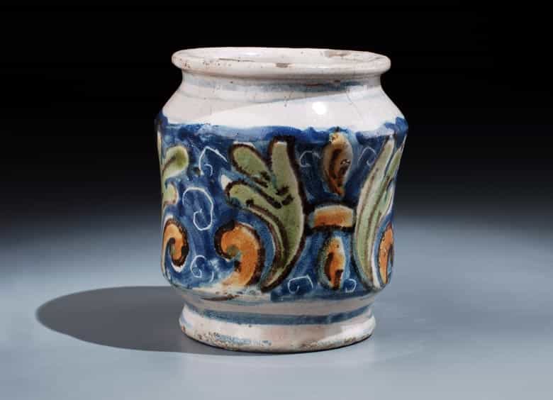 Detailabbildung: Sizilianisches Apothekengefäß