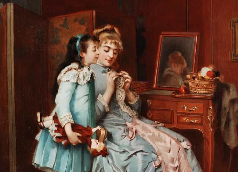 Detailabbildung: Eugène Accard, 1824 Frankreich - 1888