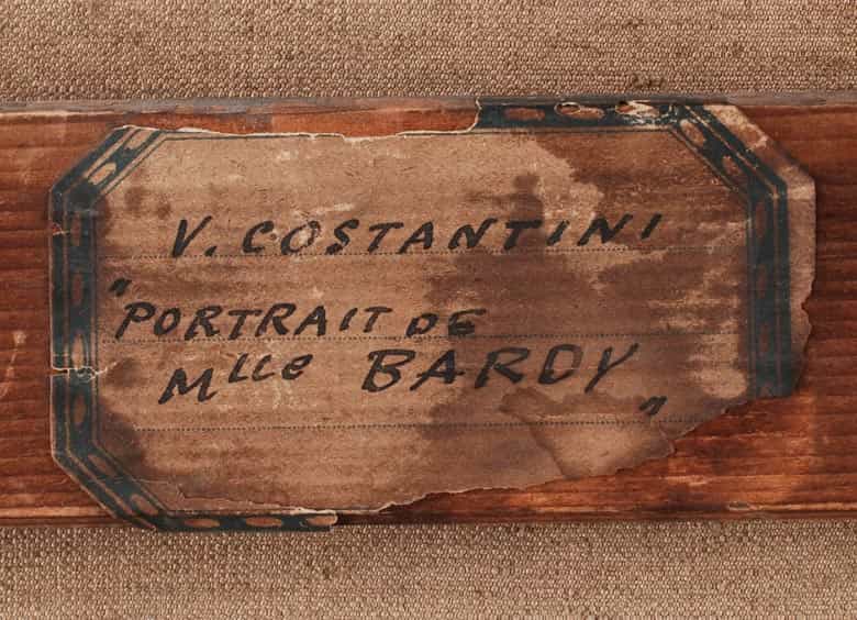 Virgilio Costantini, 1882 Cefalù 1940, später in Paris ansässig, oder