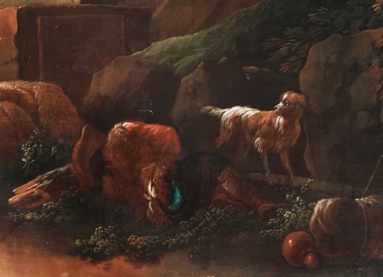 Detailabbildung: Philipp Peter Roos, Rosa da Tivoli, 1655/ 1657 Frankfurt am Main - 1706 Rom, zug.