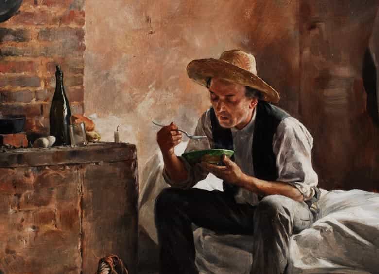 Detailabbildung: Antonio Costa y Fabres, 1854 Barcelona - 1938 Rom