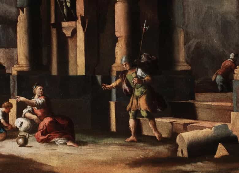 Detailabbildung: Nicola Viso, tätig in Neapel um die Mitte des 18. Jahrhunderts