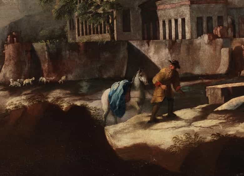 Detailabbildung: Nicola Viso, tätig in Neapel um die Mitte des 18. Jahrhunderts