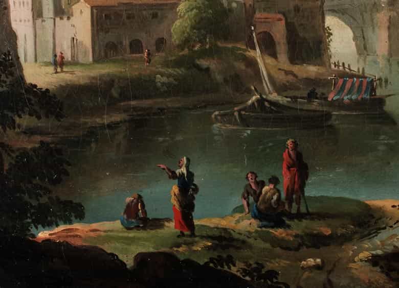 Detailabbildung: Paolo Anesi, 1697 - 1773 Rom