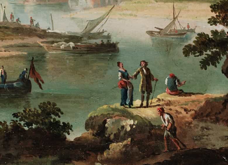 Detailabbildung: Paolo Anesi, 1697 - 1773 Rom