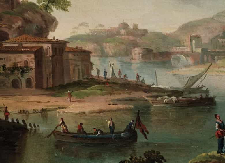 Detailabbildung: Paolo Anesi, 1697 - 1773 Rom
