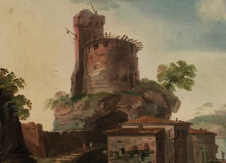 Detailabbildung: Paolo Anesi, 1697 - 1773 Rom